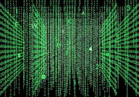 Cool Matrix Background Vector