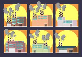 Smoke Stack Factory Pack Vector