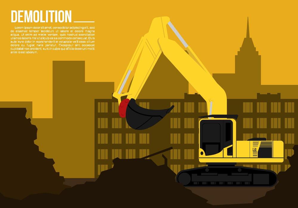 Demolition Icon Set 151975 Vector Art at Vecteezy