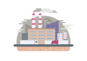 Industrial Factory Illustration vector