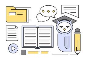 Linear Education Vector Elements
