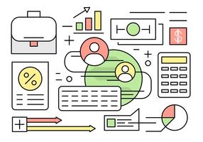 Linear Finance and Banking Vector Elements