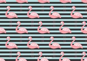 Summer Flamingo Vector Background