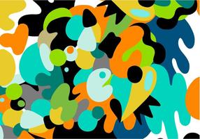 Bloques de colores abstractos vector