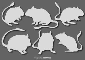 Vector Set Of Gerbil Mouse