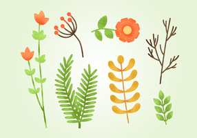 Free Grainy Natural Elements vector