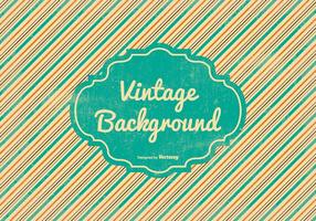 Retro Background with Blank Label vector