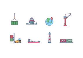 Shipping Logistics Icons