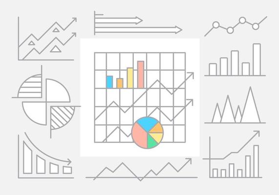 Linear Infographic Vector Elements
