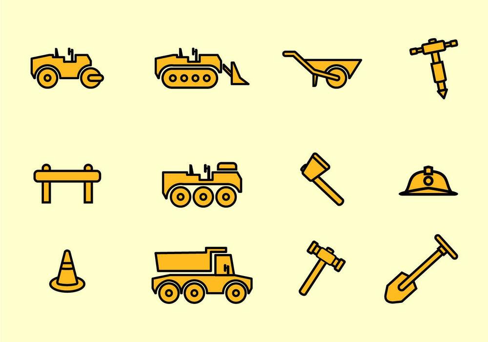 Heavy Equipment Vector Art, Icons, and Graphics for Free Download