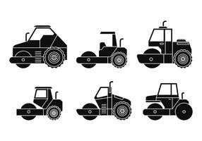 Steamroller vector set