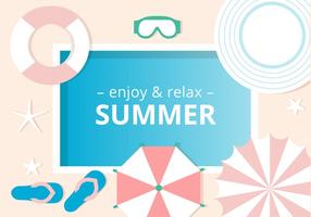 Free Design Vector Summer Background