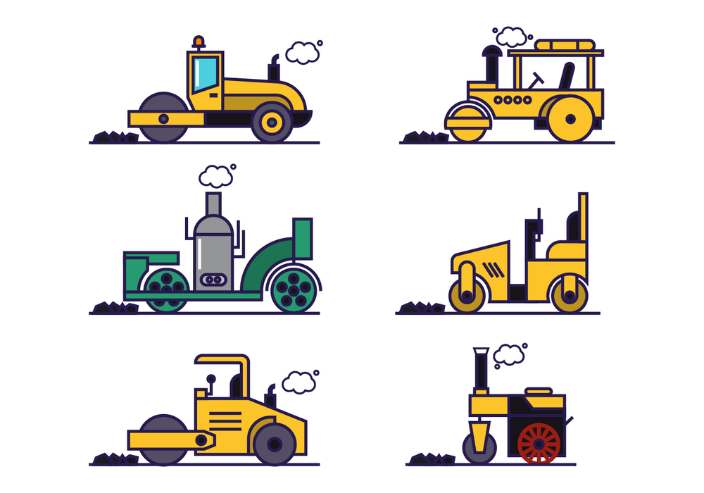 Construction Machinery Vector Art, Icons, and Graphics for Free Download
