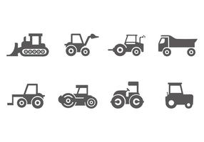 Free Construction Vehicle Icons Vector