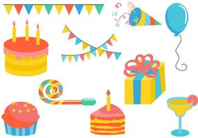 Free Colorful Party Vectors