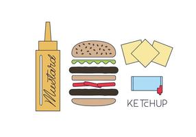 Free Hamburger Vector