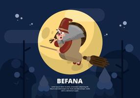 Ilustración Befana vector