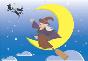 Befana Cartoon vector