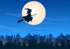 Befana Silhouette vector