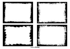 Grunge Photo Edges Collection vector
