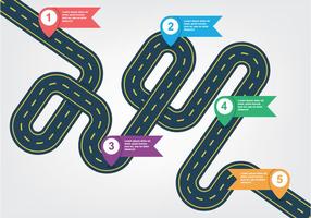 Roadmap Illustration vector