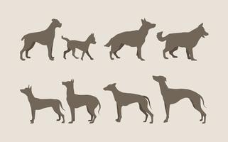Dog Silhouettes vector