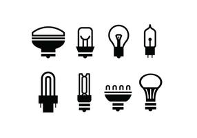 Bulb vector icons