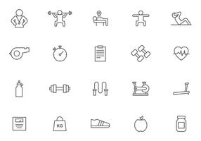 Personal Trainer and Fitness Vectors