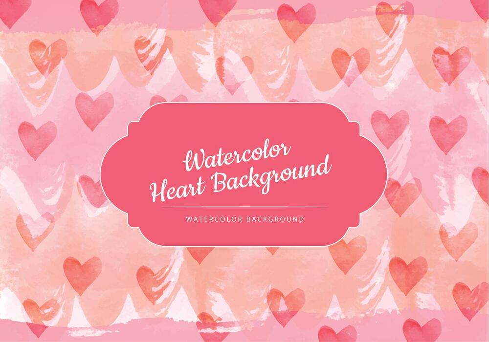 Watercolor Heart Background Vector Art, Icons, and Graphics for Free