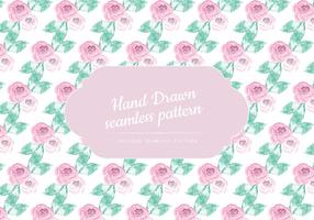 Delicate Roses Vector Pattern
