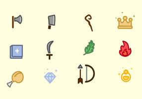 RPG Game Icon vector