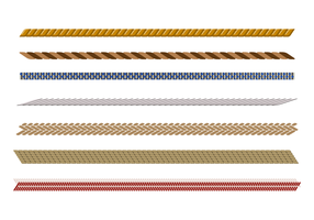 Vector de patrón de cuerda floja