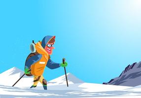 Alpinist Climber Vector