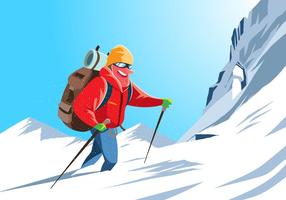 Alpinist Climber Vector