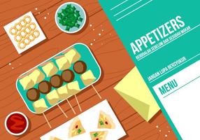 Appetizers Menu Free Vector