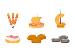 Free Outstanding Appetizers Vectors