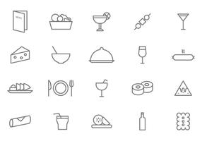 Free Appetizers Vectors