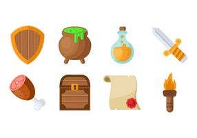 Free RPG Game icons Vector