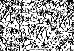 Vector Graffiti Tags Seamless Pattern