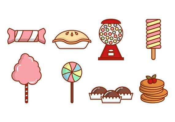 Flat Sweet Vectors