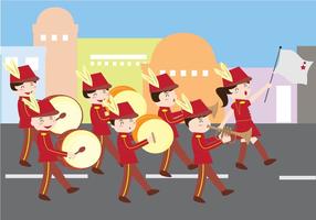 Marching Band Parade vector