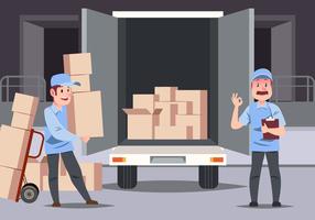 Commercial Movers vector