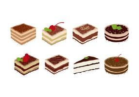 Free Tiramisu Vector Collection