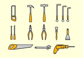 Working Tools Set vector