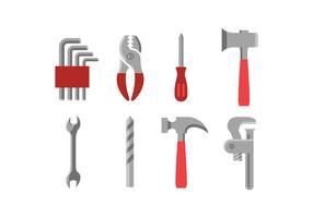 Hardware tool icons vector