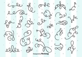 Free Curls And Swirls Vector Set