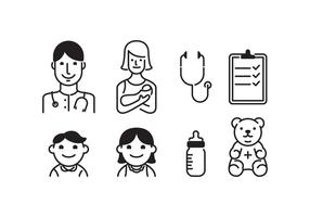 Free Pediatrician Vector Icons