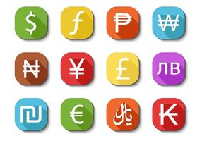 Free Currency Icons Vector