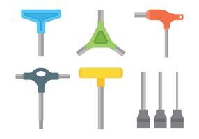 Allen Key Vector Icons