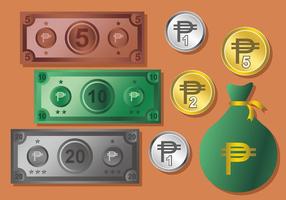 Peso Money Vector Set